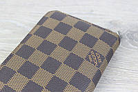 Оригинальный мужской бумажник, портмоне, кошелек, клатч на молнии Zippy Vertical, цвет коричневый