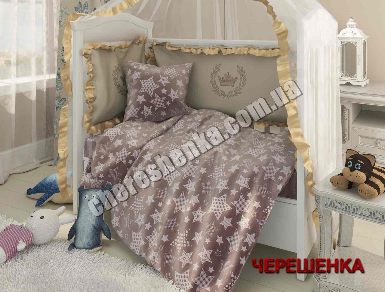 Тканина для постільної білизни Бязь "Gold" Lux дитяча GLB081 (50м)