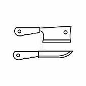 Кухонні ножі, топірці, мусати, магнітні планки