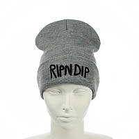 Молодежная шапка "RipnDip" серый
