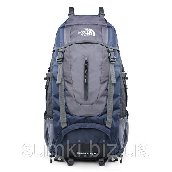 Туристичний рюкзак The North Face 60L синього кольору
