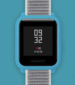 Захисний чохол Sikai для Xiaomi Amazfit Bip / Lite пластиковий Темно-блакитний 1098P