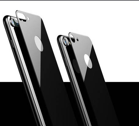 Защитное стекло 4D Metal Back для iPhone 8 Plus (на заднюю крышку), фото 2