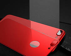 Защитное стекло 4D Metal Back для iPhone 8 Plus (на заднюю крышку), фото 3
