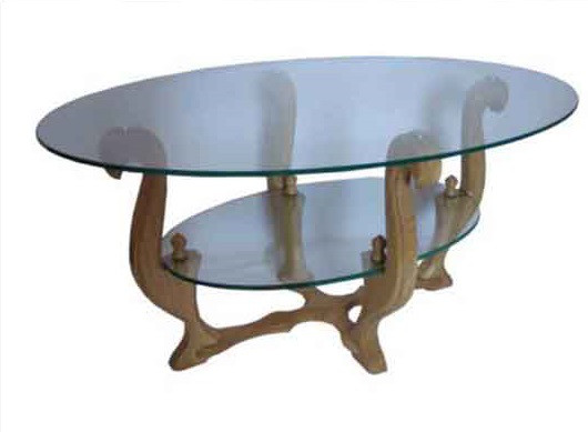 Журнальний кофейний столик зі скла у вітальню Гранд Антонік, фото 1