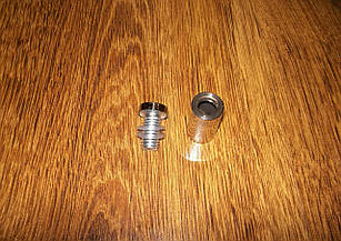 Кріплення для скла дистанційне Хром 16*30