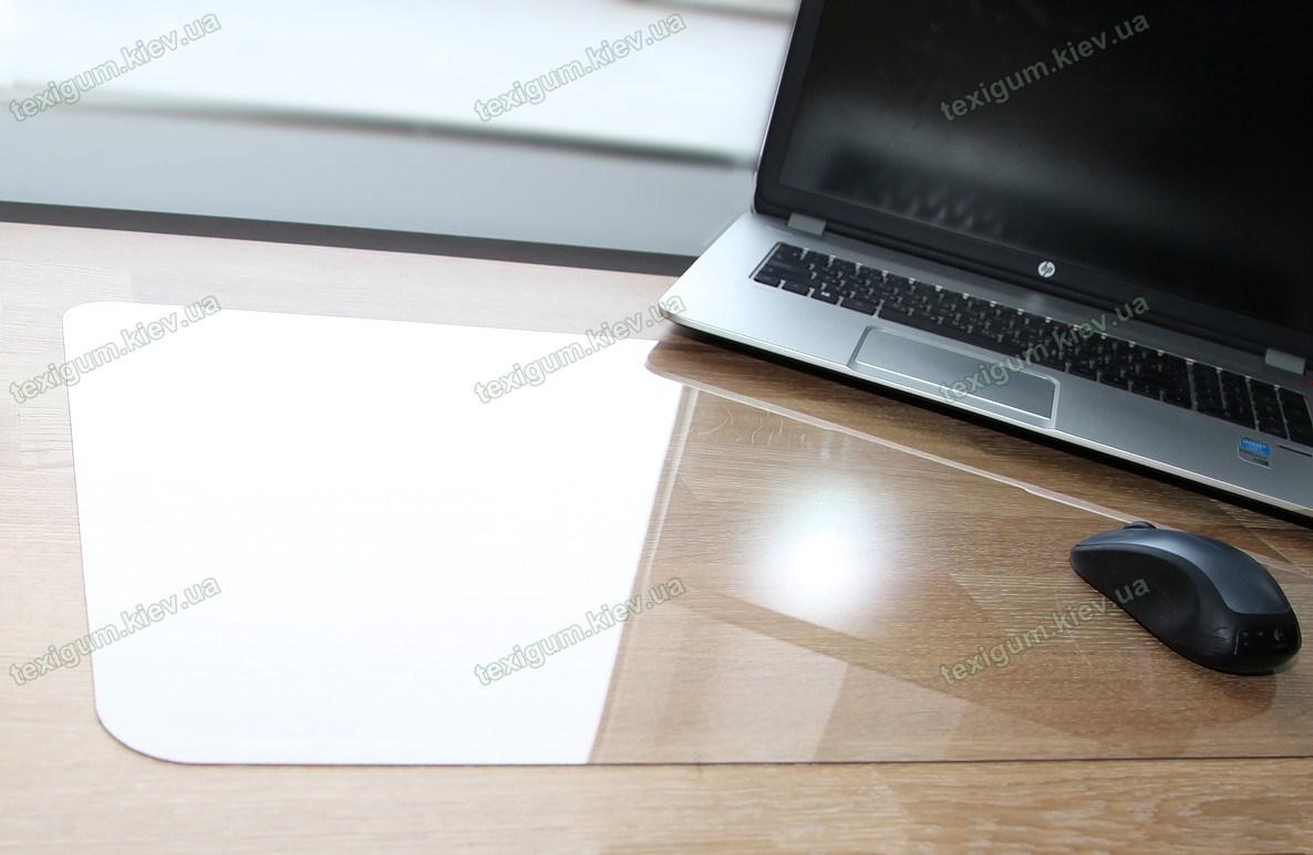 Защитный прозрачный коврик под ноутбук 25х50см толщина 1,5мм - фото 2 - id-p751516871