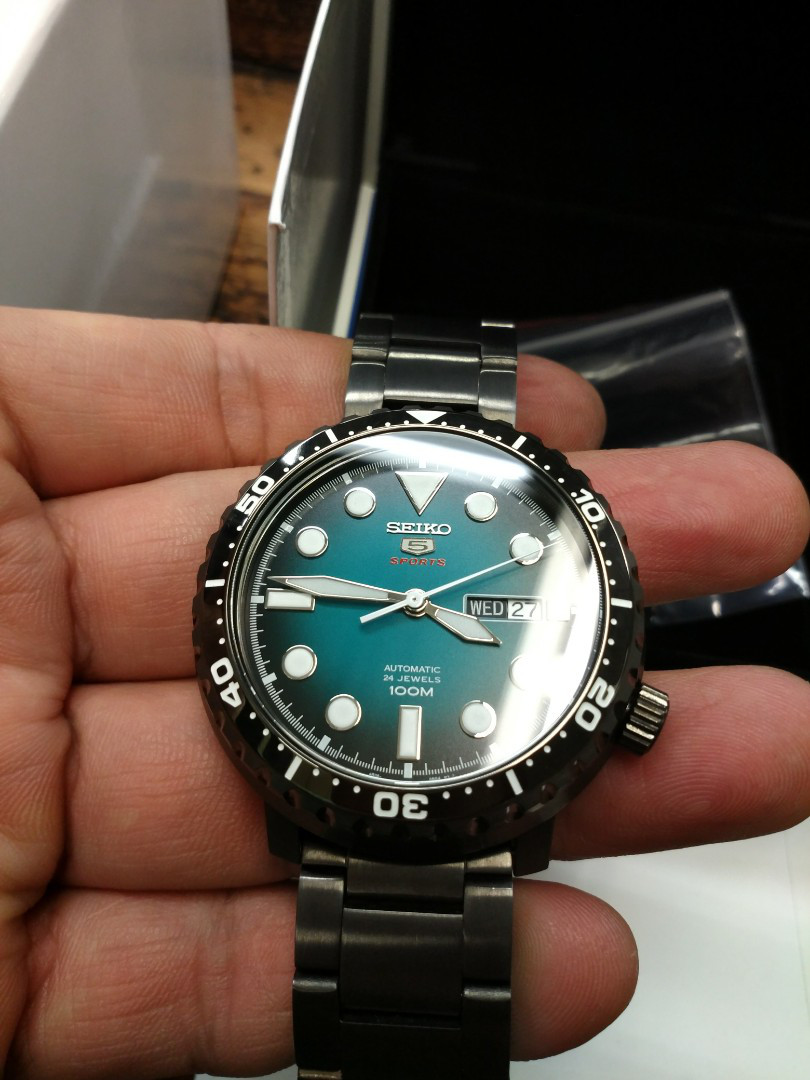 Seiko 5 Sports SRPC65K1 Automatic 4R36 Bottle Cap ID