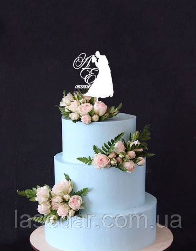 Весільний топер для торта — 6, фото 1