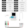 Тестер радіокомпонентів транзисторів LCR-TC1 вимірювач ESR LCR, акумулятор 450mAh, фото 10