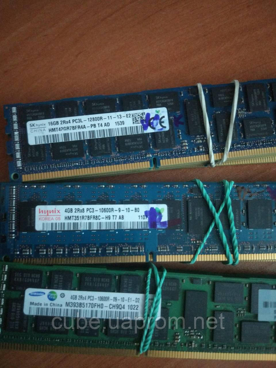 Оперативна пам'ять Hynix Samsung Micron DDR3 4GB ECC Registered реєстрова для Huanan
