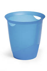 TREND відро для паперів 16л DURABLE прозоро-синє