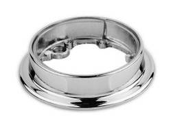 Фланець на барну трубу тупиковий низький Хром