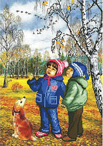 Схема для вишивання бісером Привіт осінь Біс3-186 (А3)