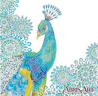 Схема вишивки бісером на полотні Візерунки лазурі АС-558