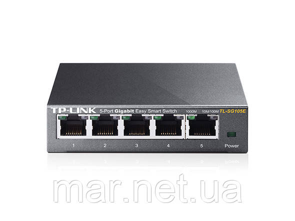 Комутатор TP-LINK TL-SG105E 5x1GE, EasySmart