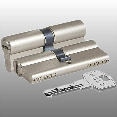 Kale-Kilit 164 BN/80 (35*45) латунь/нікель, кл/кл, фото 1