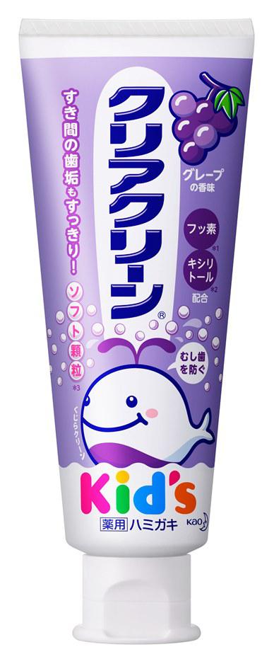 Дитяча зубна паста КАО "Clear Clean" з м'якими мікрогранулами для делікатного очищення зубів 70 г (281616)