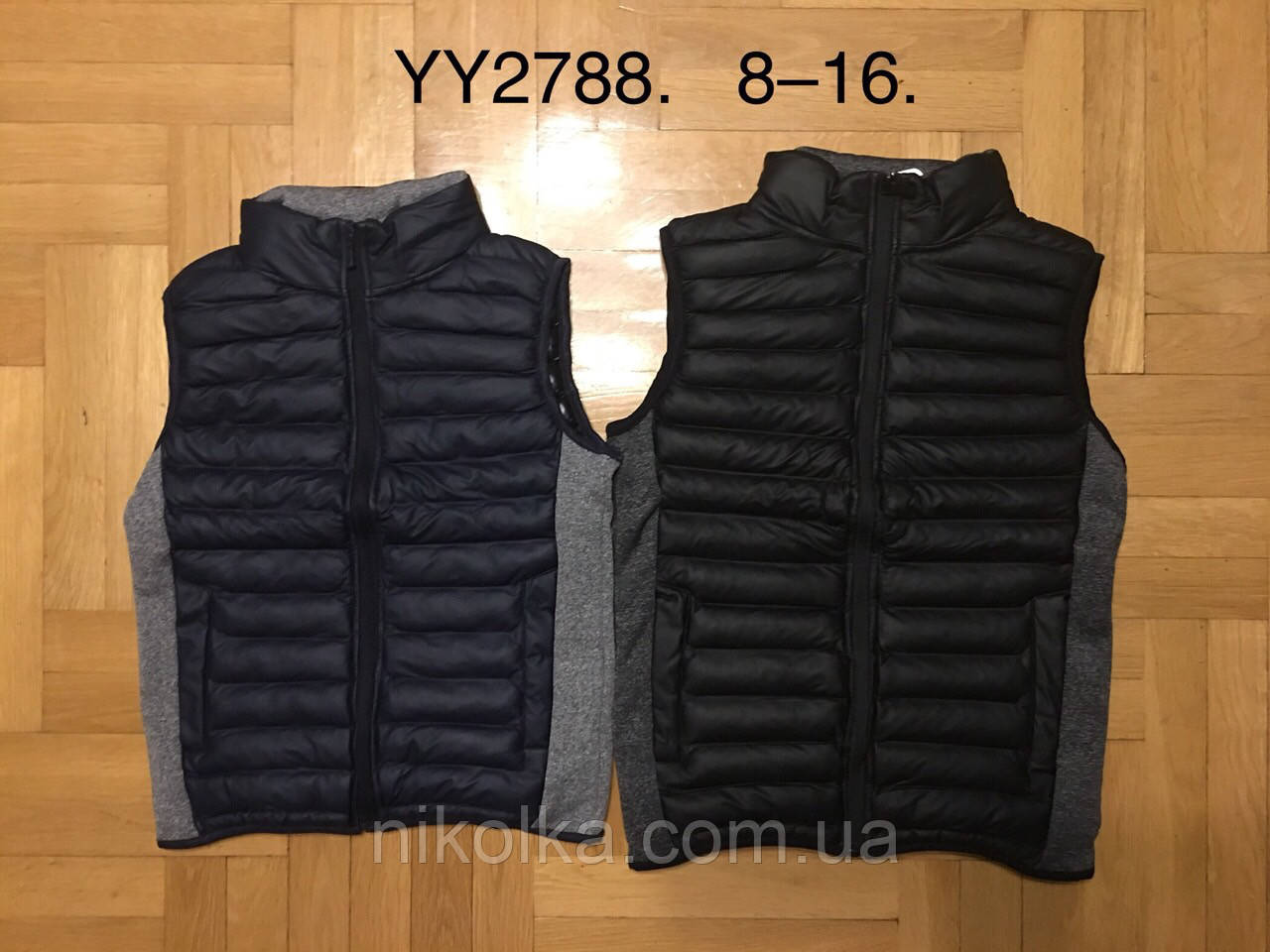 Безрукавки для хлопчиків на флісі гуртом, F&D, 8-16 років, арт.YY2788
