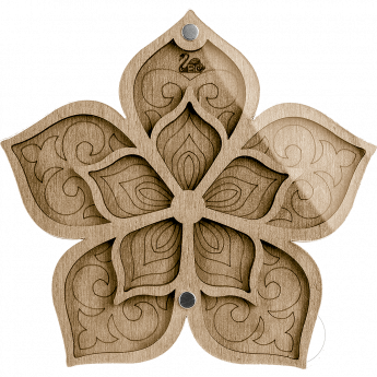 Органайзер для бісеру з кришкою FLZB-022