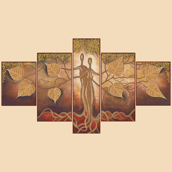 Схема для вишивання бісером на атласі Вузи любові (Поліптих)