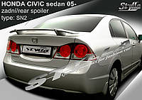 Спойлер на багажник тюнинг Honda Civic