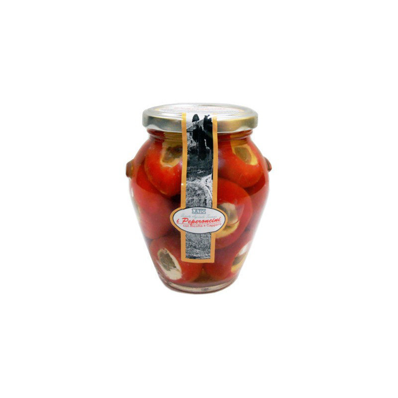 PEPERONCINI З СИРОМ РІКОТТА ТА КАПЕРСАМИ, 280г