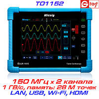 TO1152 Micsig планшетный осциллограф, 150 МГц, 2 канала