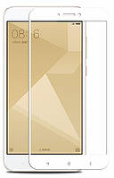 Захисне скло Full Cover для Xiaomi Redmi 6 Pro - Біле