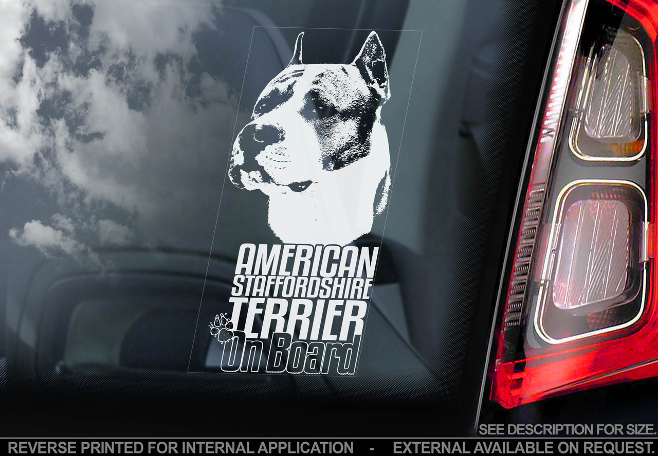 Американський Стаффордширський Тер'єр (American Staffordshire terrier) стикер