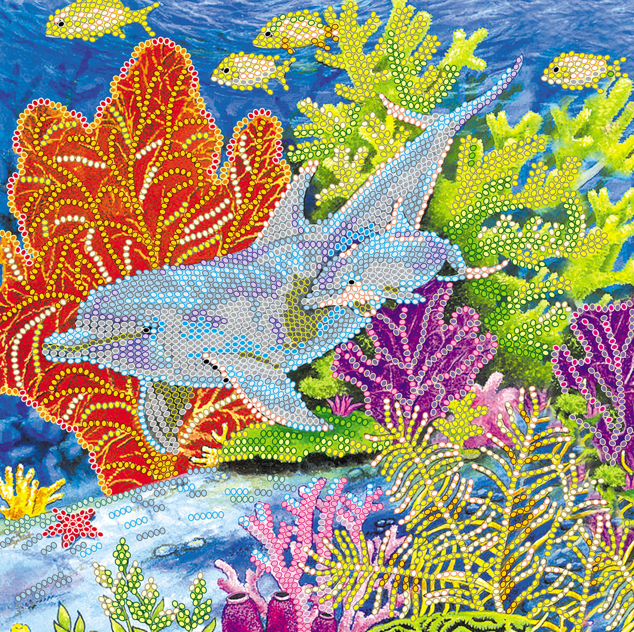 Схема вишивки бісером на полотні Морська прогулянка АС-547