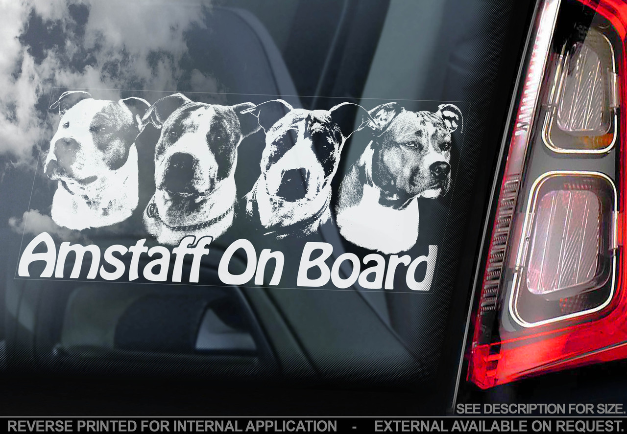 Американський Стаффордширський Тер'єр (American Staffordshire terrier) стикер, фото 1