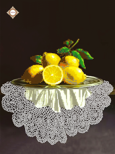 Схема для вишивання бісером на атласі Свіжість  СЛ-3066