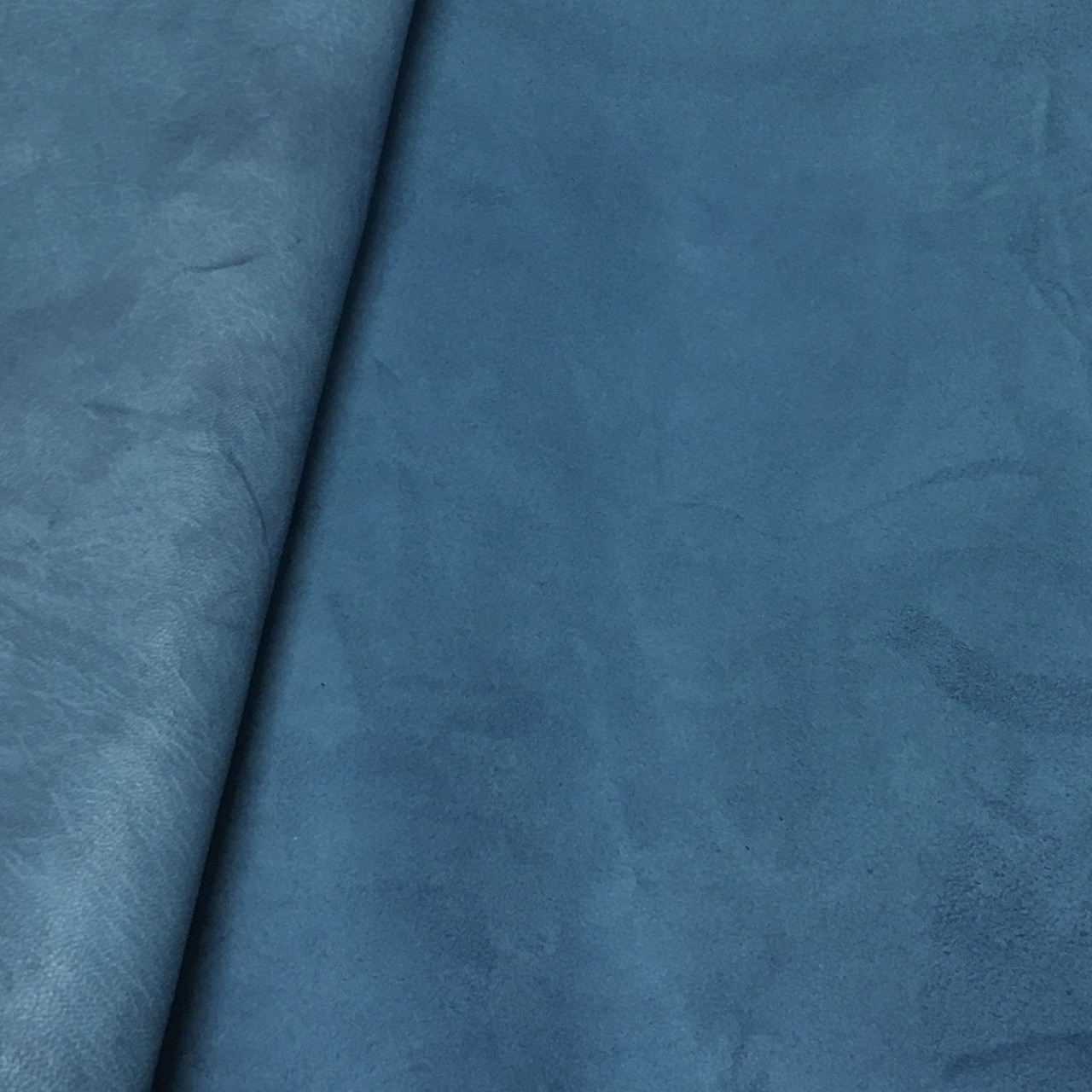 Шкіра велюру коза 0.8mm блакитний Italy TM