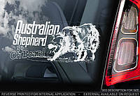 Австралийская овчарка (Australian Shepherd) стикер