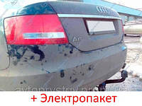 Фаркоп Audi А6 (С6) Седан / Універсал (2005-2011) з'ємний на двох болтах