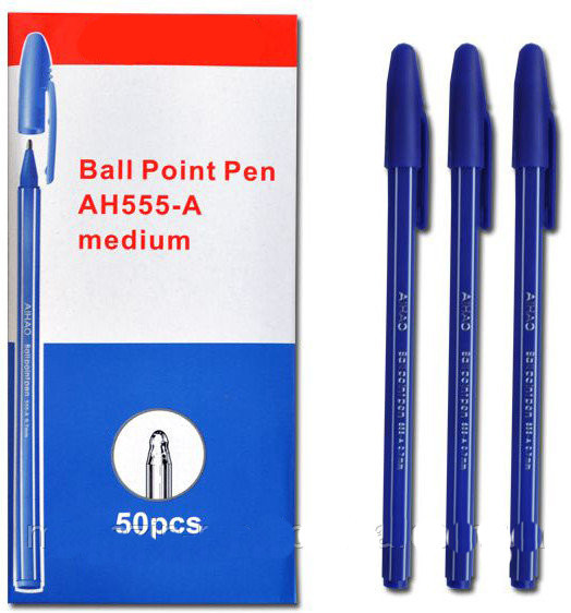 Ручка кулькова Ball Point Pen 555 синя