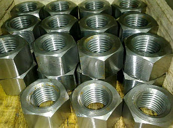 Фланцева Гайка М64 ГОСТ 9064-75 з нержавійки, фото 3