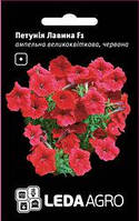 Насіння петунії Лавина F1, 10 шт., червона, ампельна грандифлора
