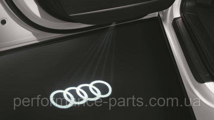 Світлодіодне підсвічування кільця Audi у двері. Комплект із двох плафонів 4G0052133G