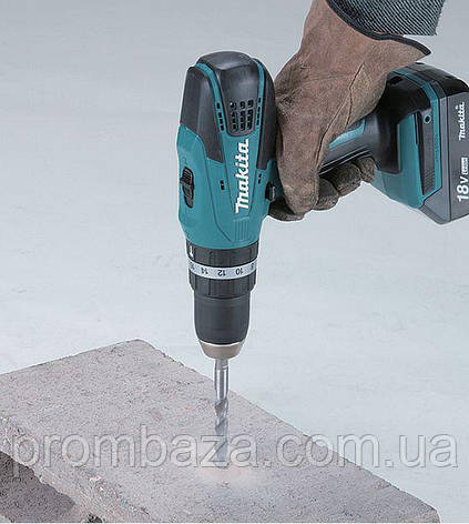 Акумуляторний ударний шурупокрут Makita HP457DWE, фото 2
