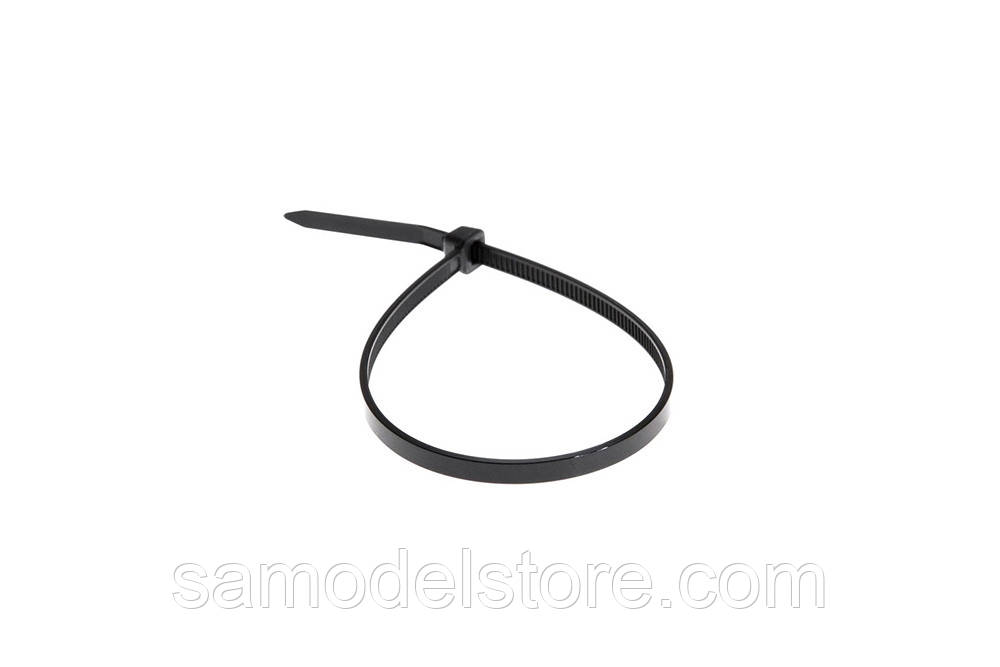 Кабельна стяжка 2,5*120 чорна (100 шт.), фото 1