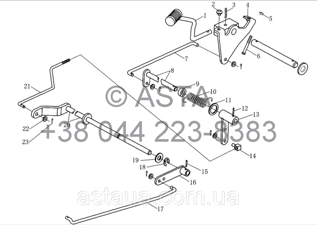 Сцепление в сборе (12-дюймовый) на YTO-X1104 - фото 7 - id-p60978146