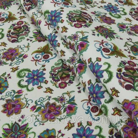 Экокоттон, яскраві квіти, фото 1