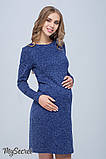 Сукня для вагітних та годування ANNITA DR-48.121, синій меланж, фото 2