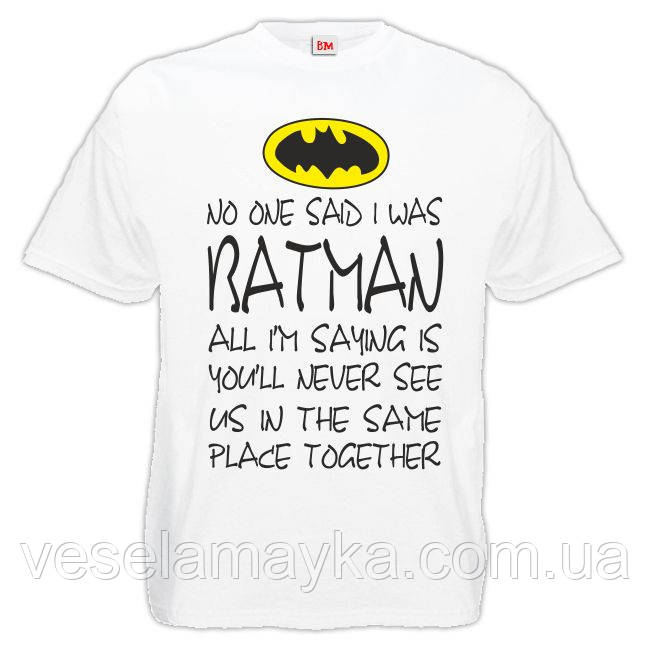 Футболка чоловіча Batman 2 (Бетмен), фото 1