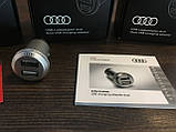 Зарядний пристрій Audi Dual Universal Car Charger 8X0051443, фото 2