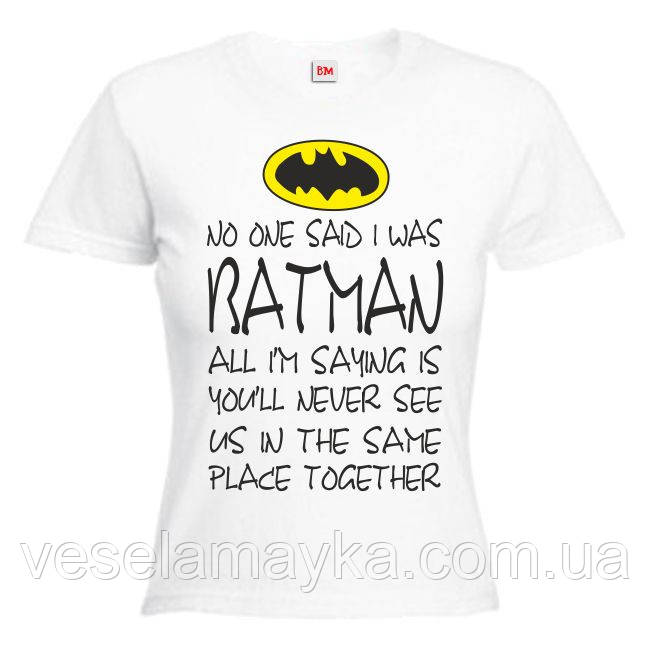 Футболка жіноча "Batman 2 (Бетмен)", фото 1