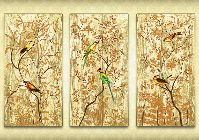 Схема для вишивання бісером на атласі Райський сад АР2-010