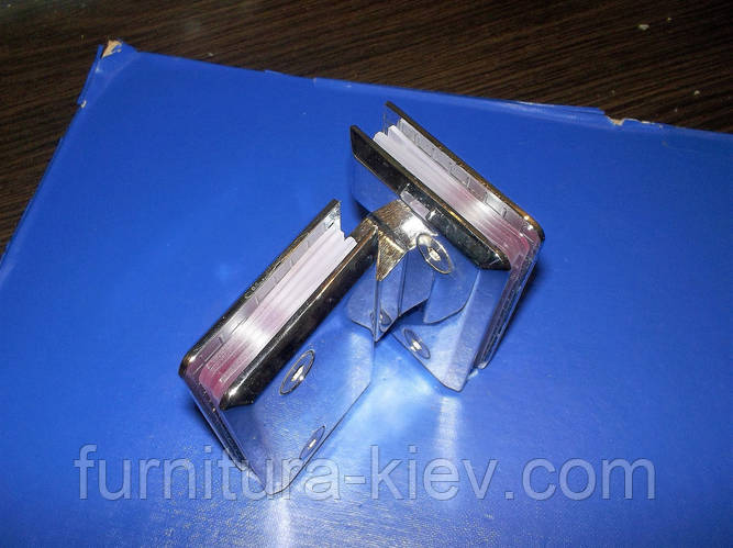 Купить Петля с фиксацией стекло-стекло Хром 180 град., цена 450 грн ...